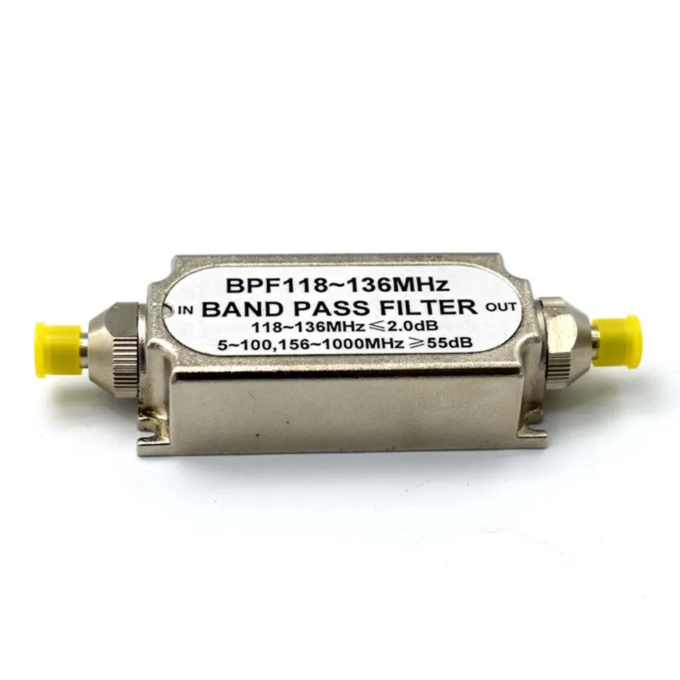 

Bandpass Filter Dual Female SM BPF118-136MHz для диапазона частот Aero