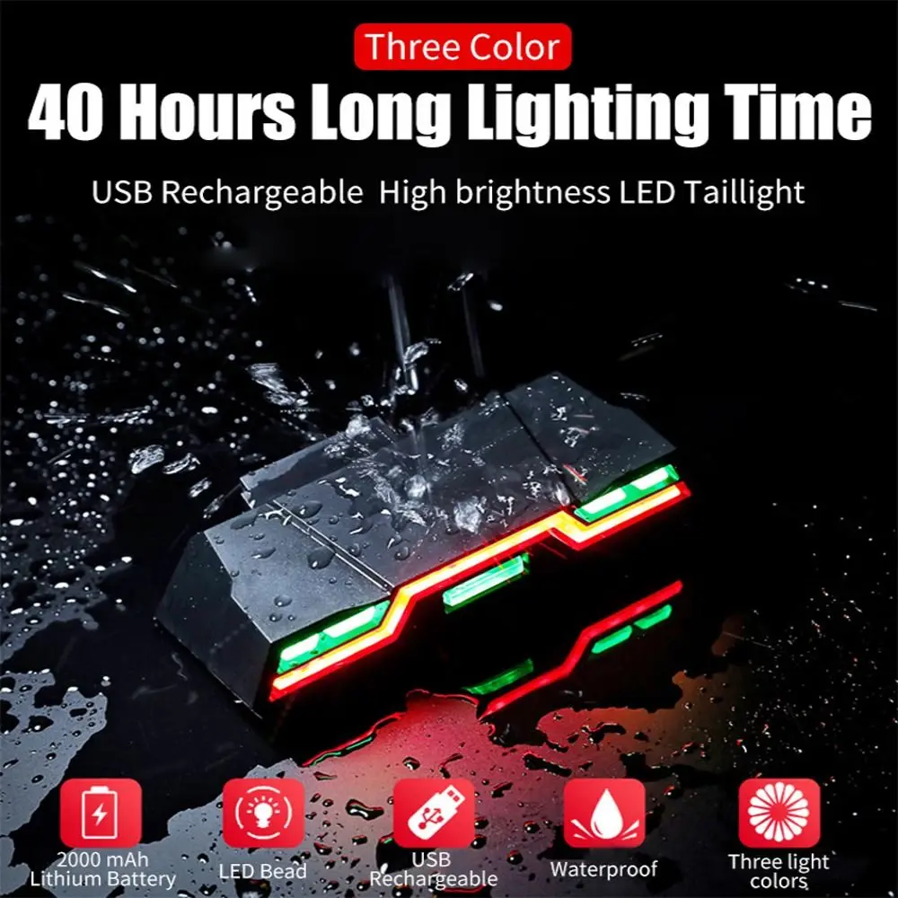 

Фонарь для горного велосипеда, задний фонарь для велосипеда, задний фонарь для велосипеда, трехцветный задний фонарь, фары для велосипеда