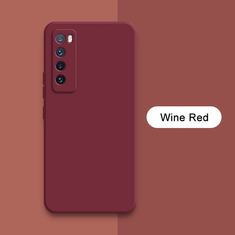 Premium Shockproof Square Liquid Soft Silicone Phone Case