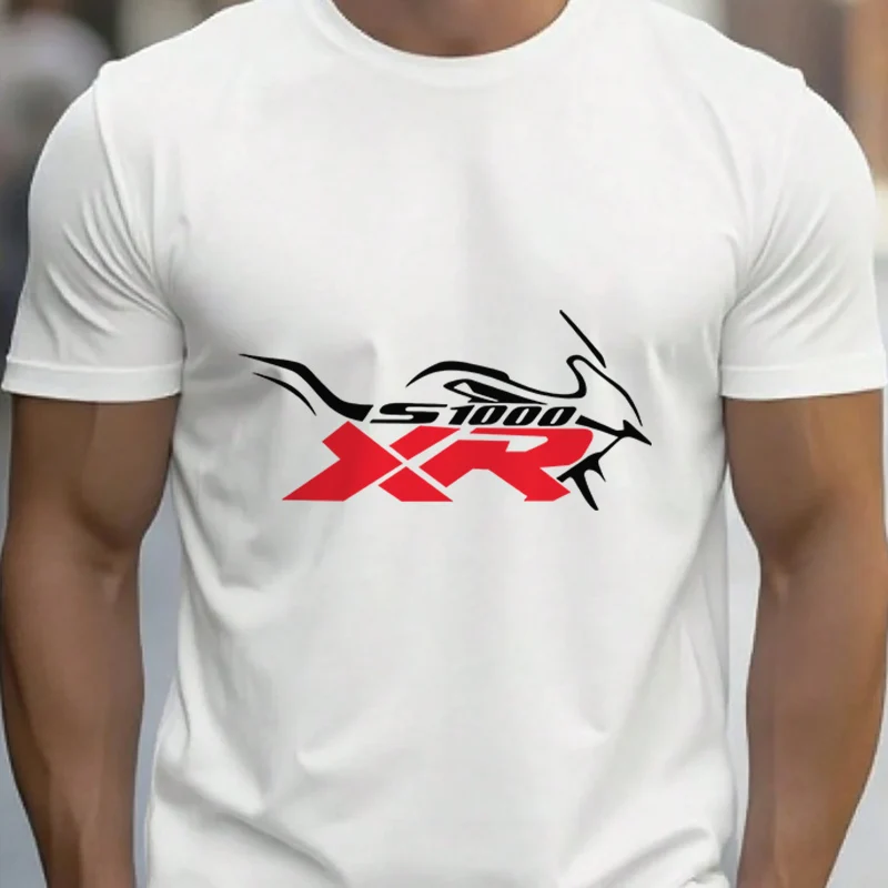남성 의류 새로운 최고의 오토바이 S1000Xr S 1000 Xr 드라이버용 모토 티셔츠 빠른 건조 티셔츠 여름 캐주얼 탑 티셔츠