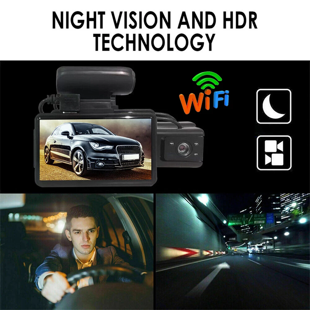  DVR ī޶  ķ, 170   Ʈ   ڴ,  ȭ,  G , HD 1080P, 3 ġ