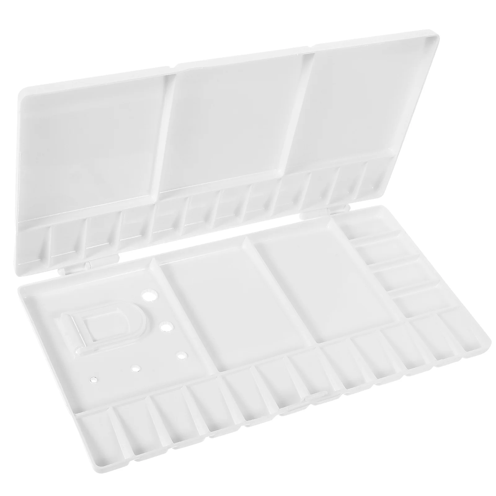 

Foldable Paint Tray Color Folding Palette Clamshell Painting Pallet White Child