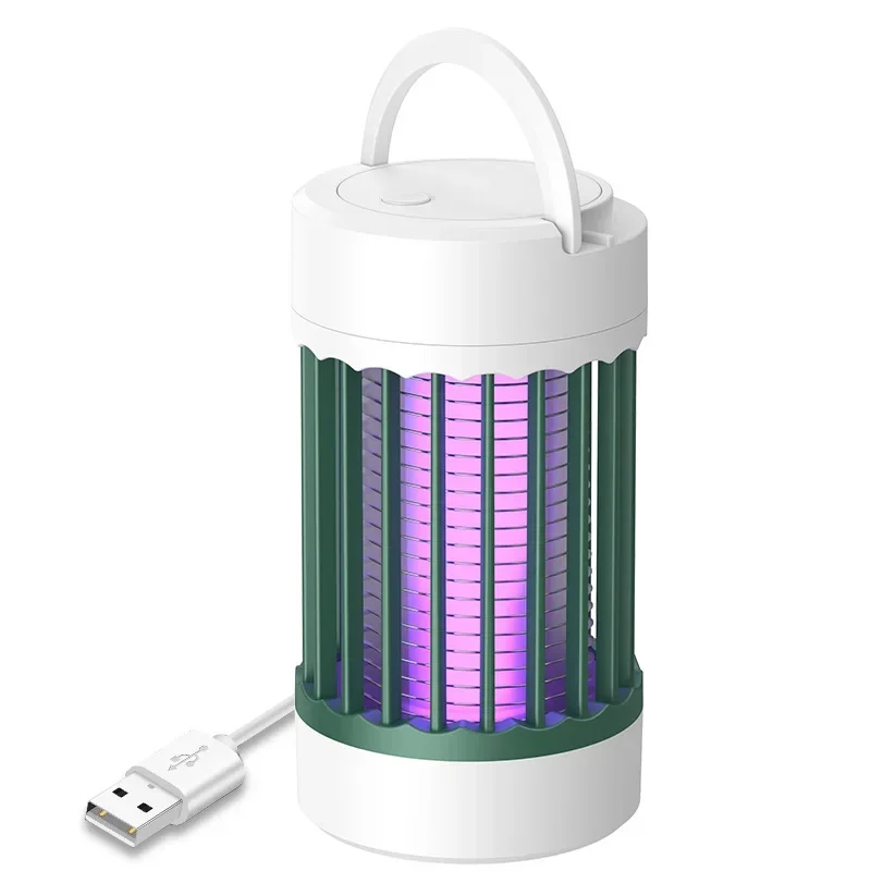 USB 충전식 휴대용 전기 모기 퇴치 램프 (가정용, 야외 캠핑용)