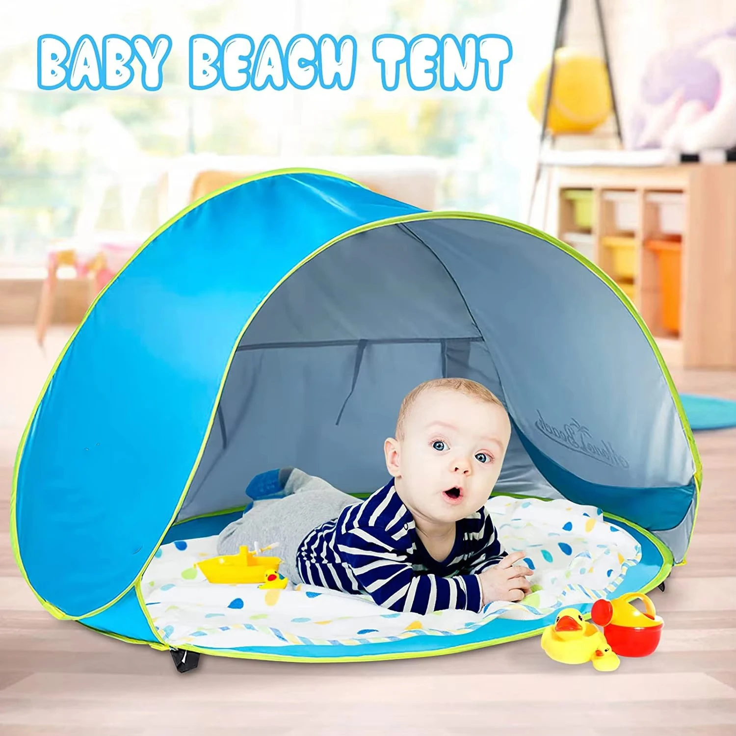 Baby Beach Tent Shade Pool UV Protection Sun Shelter Infant Outdoor Toys Swimming Pool Play House Tent Toys for Kids Children 3