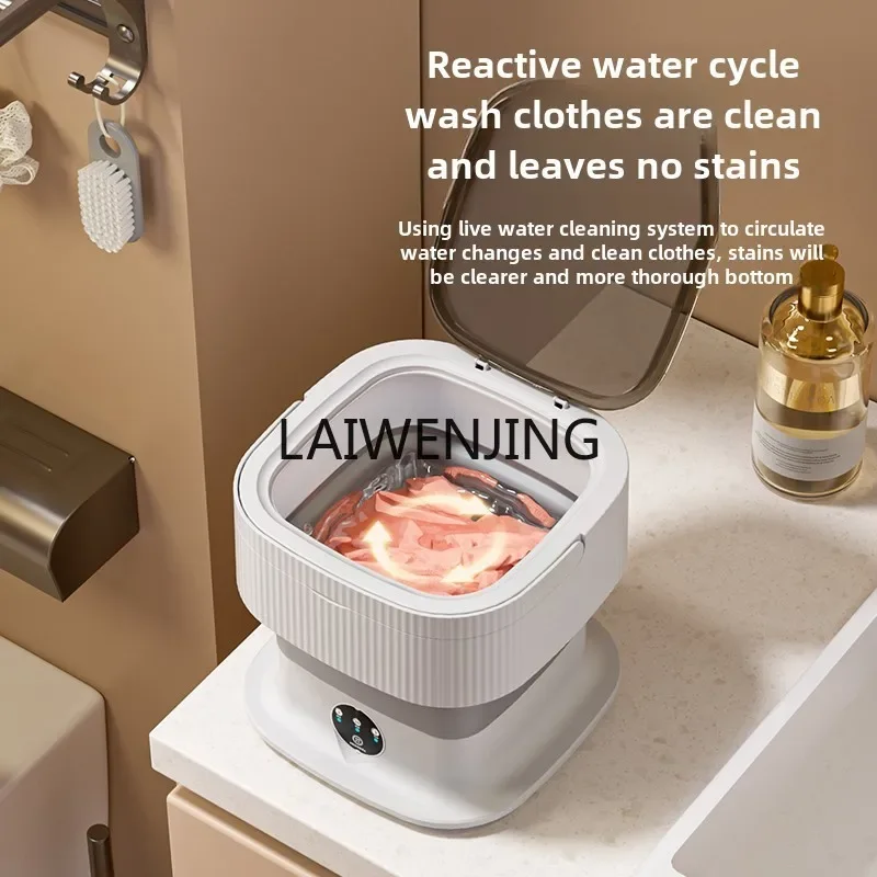 SGF automatic folding mini washing machine for portable underwear washing 3