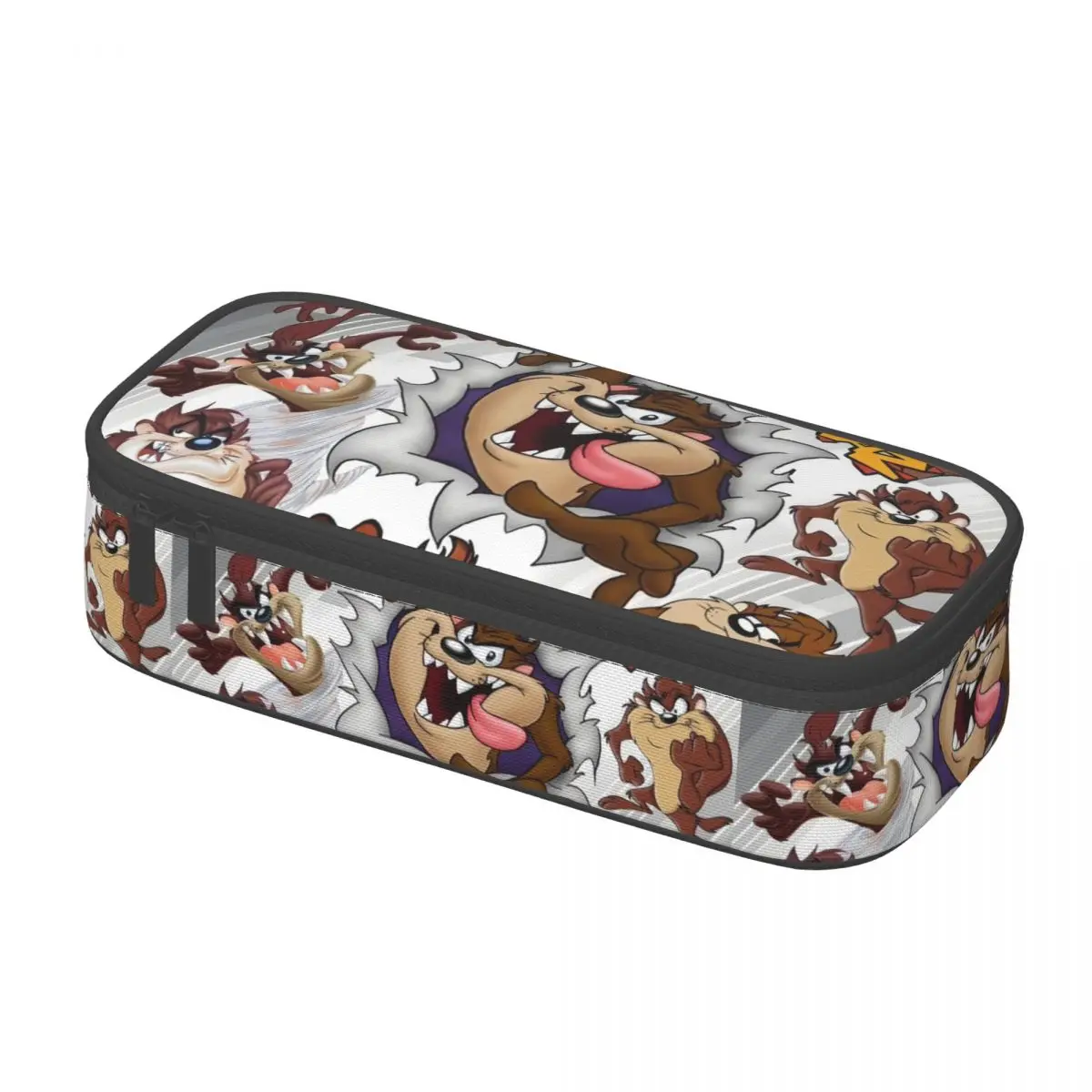 Anime Tasmanian Deviled Taz Comic Pencil Case for Boys Gilrs Big Capacity Pen Bag Box School Accessories