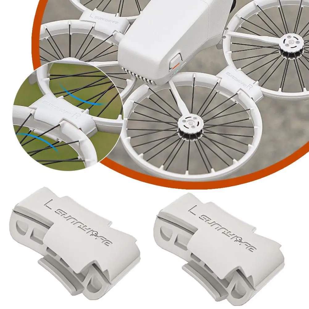 DJI 플립 쇼크 업소버 고정 버클, 드론 흔들림 방지 및 충돌 방지 업소버 빠른 분해 액세서리 1세트