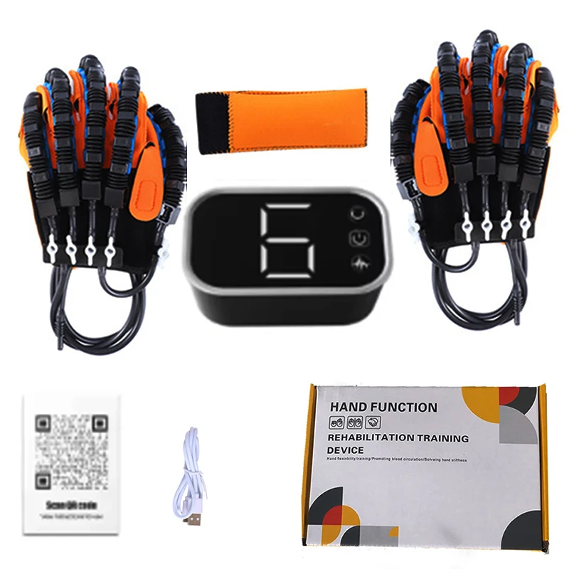 Finger Rehabilitation Robot Gloves Stroke Hemiplegia Cerebral Infarction Training Equipment Therapy Hand Exerciser