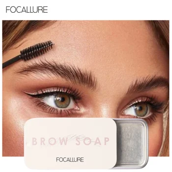 FOCALLURE sapone per sopracciglia cera impostazione Gel Wild Brow Styling Tool con Trimmer Fluffy Feathery Makeup sopracciglia Styling Sculpt Lift 1