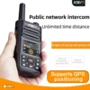 Top Walkie Talkie Compatible Zello APP 4g Sim Card WiFi Network Cell Phone Radio Long Range Professional Walkie Talkie KSW-ZL18 4