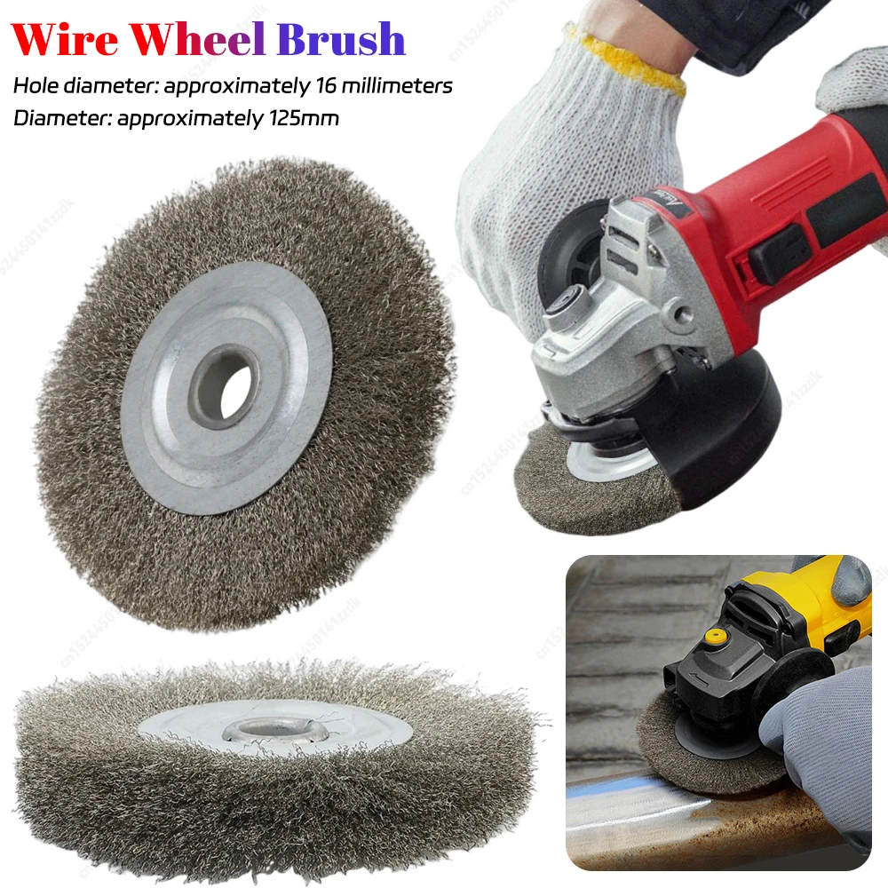 1-5pcs 6inch Stainless Steel Wire Wheel Brush For Bench Grinder Abrasive Polishing Cleaning Paints Tools Abrasive Tools Parts Po