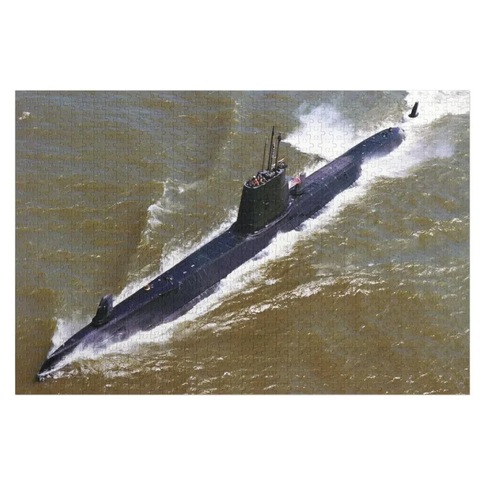 USS GUDGEON (SS-567) SHIP'S STORE Jigsaw Puzzle Personalised Name Jigsaw Pieces Adults Customized Kids Gift Toddler Toys Puzzle