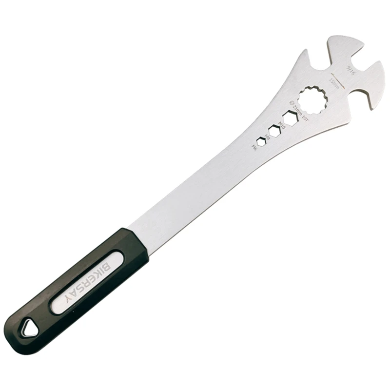 

Professional Pedal Wrench Double Sided Pedal Removal Bike Spanner Mechanic Pedal Repair Tool with Long Hand