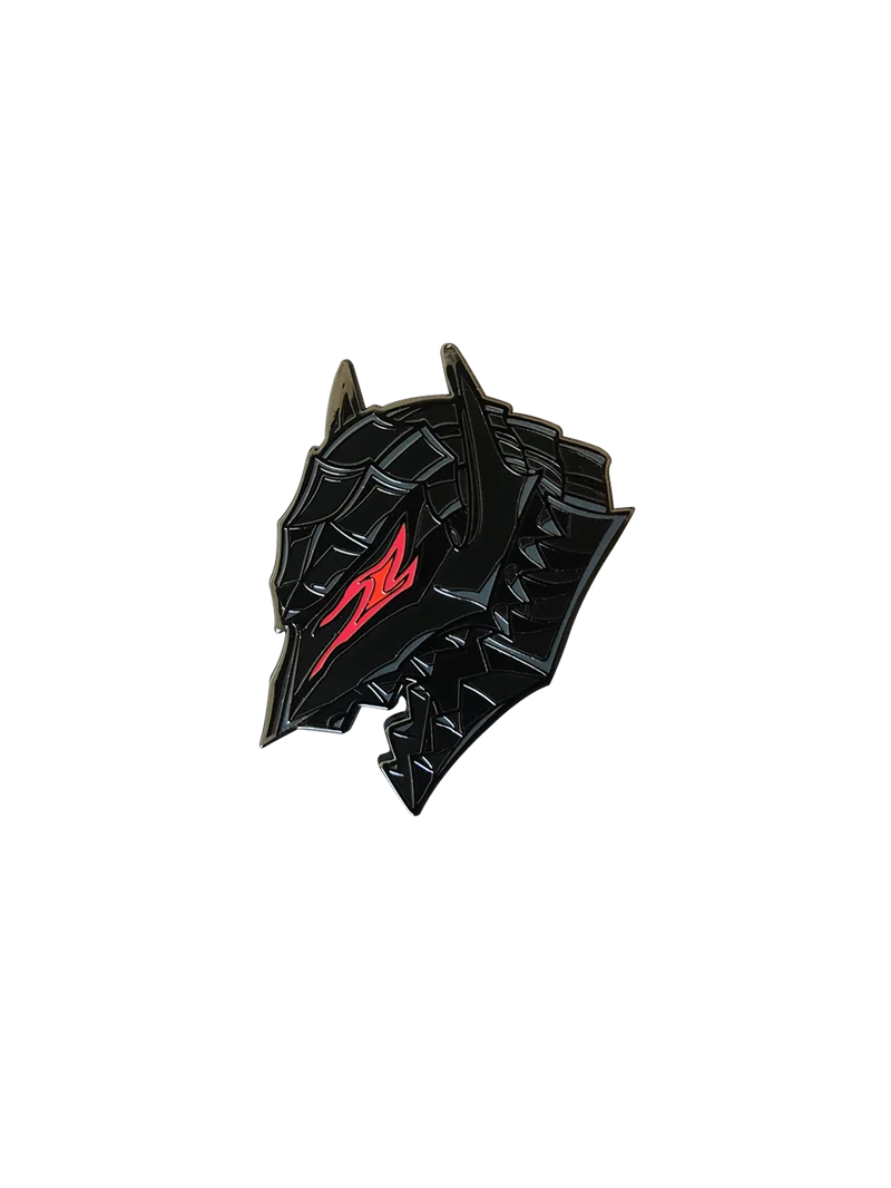 Wolf Pin Japanische Manga Emaille Pin – Detail 2