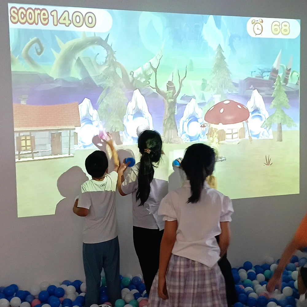 Interactive Whiteboard Touch Screen Game Interactive Game Wall Kids