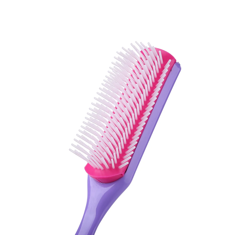 Detangling Hair Brush Denman Detangler Hairbrush Scalp Massager Straight Curly Wet Hair Comb For Women Home Salon Styling Tools 6