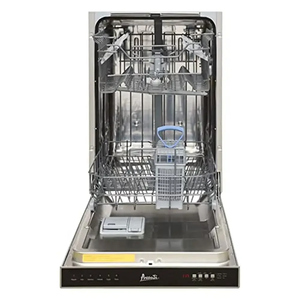 18-Inch Built-In Stainless Steel Dishwasher 3 Wash Options 6 Automatic Cycles Silent Operation Compact Design Mini Dishwasher 5