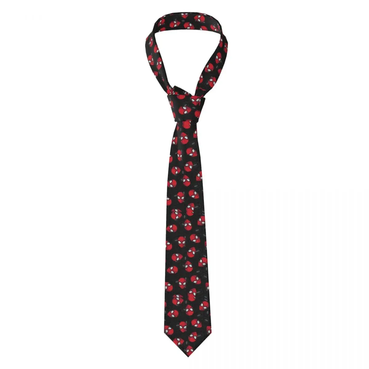 Spider Cobweb Pattern Necktie Mens Mens Suit Tie Spider Man For Thanksgiving Day