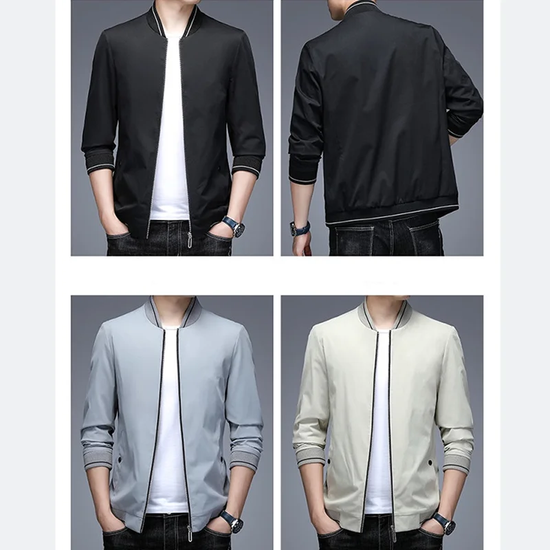 Spring Autumn Thin Golf wear Jackets for Men tennis Jacket Windbreaker High Quality Business leisure Golf Clothing Men Coat