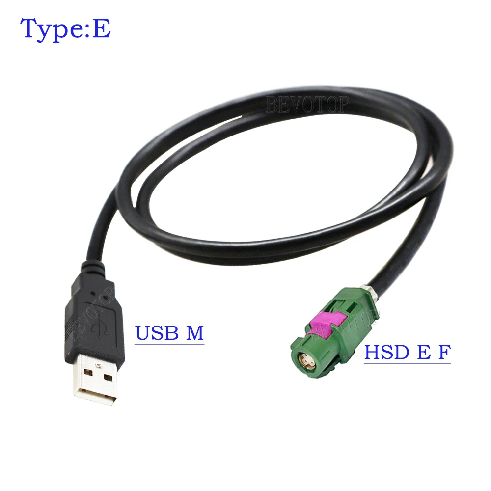 HSD, código C conector fêmea, cabo LVDS,
