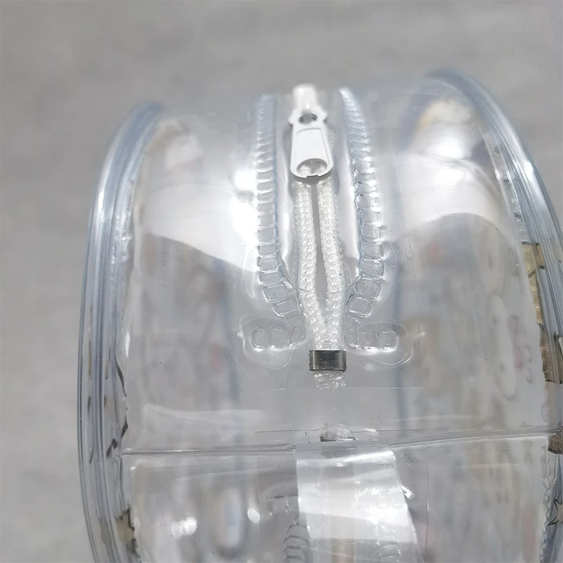Transparent Semi-Circular Multifunctional Storage Bag Doll Display Dustproof Organizer Bags