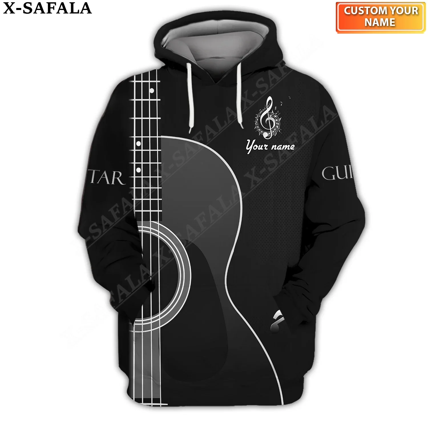 

Guitar Classic Musical Instrument 3D Print Zipper Hoodie Man Female Pullover Sweatshirt Hooded Jacket Jersey Tracksuits-3
