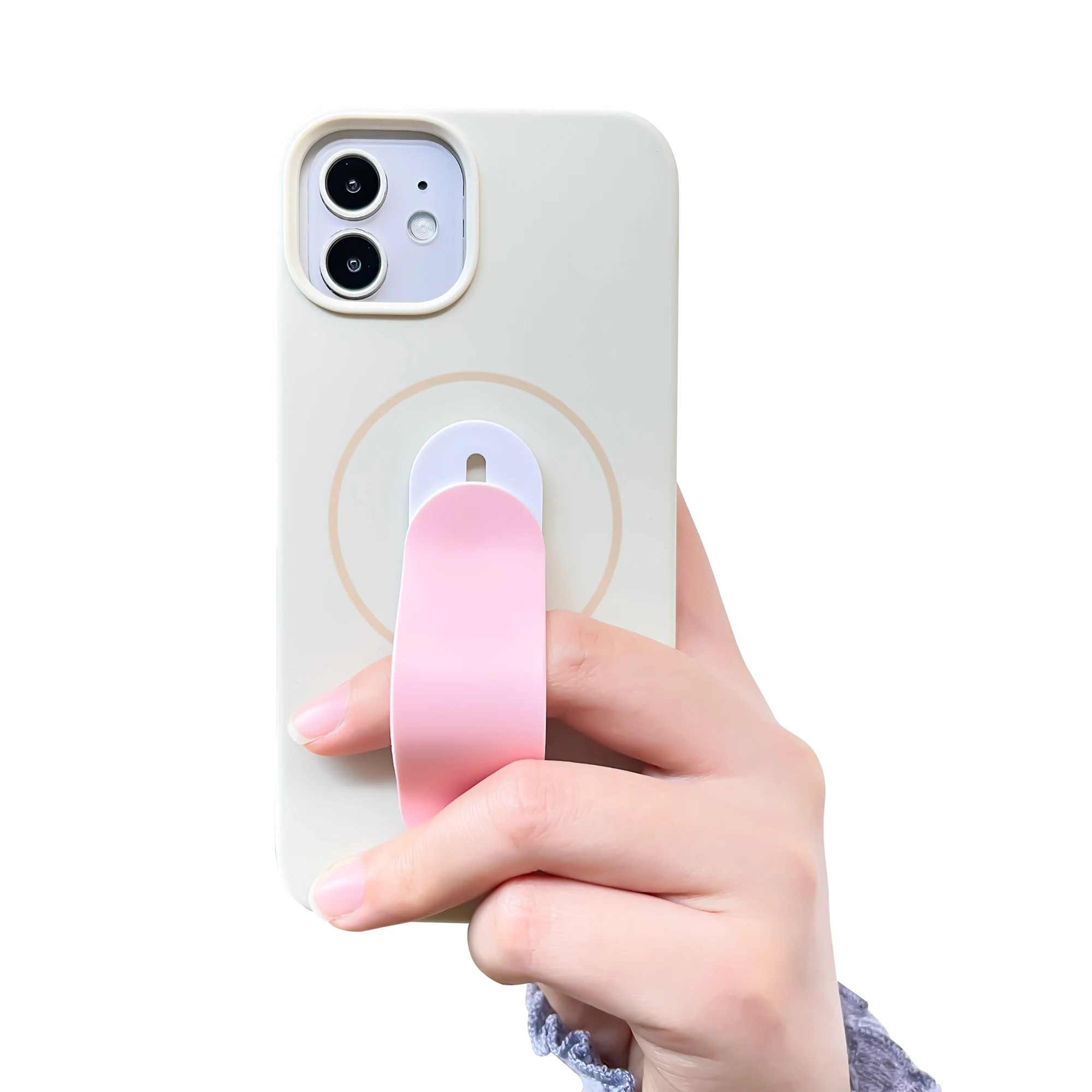 Versatile Phone Ring Holder & Stand - Universal Sticky Grip for Mobile Devices