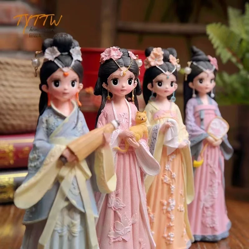 

Дворец, стиль ханьфу, искусственная принцесса, украшения для дома, кукла лучший друг, подарок, кукла в древнем стиле, китайский стиль MF808