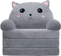 Toddler Chair Kids Sofa - Toddler Sofa Kids Couch Fold Out, 2 in 1 Flip Out Couch and Mini Sofa for Girls and Boys 2