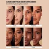 3-color liquid foundation, long-lasting complexion, suitable for normal and dry skin, long-lasting full coverage, matte finish, 3