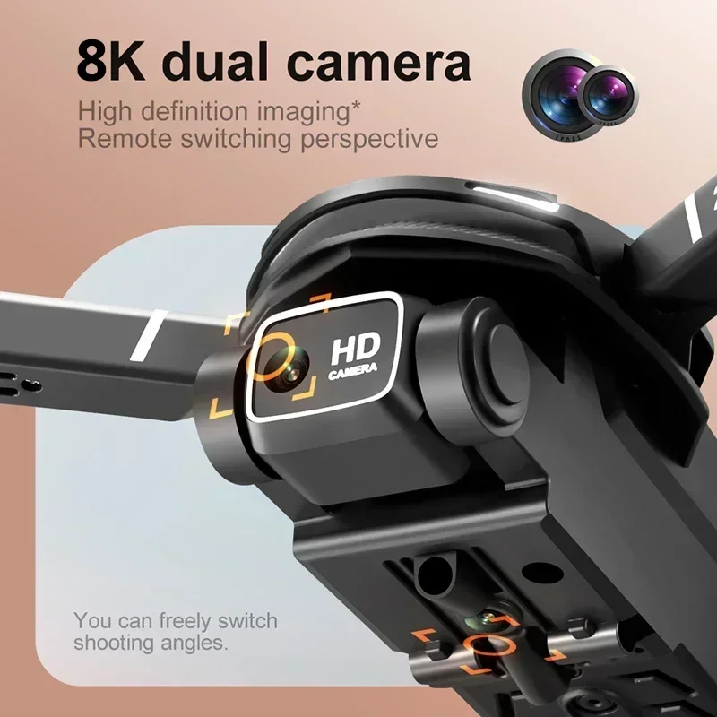Drone Lenovo V88 8K 5G Professionale con Doppia Fotocamera HD per Fotografia Aerea, Velivolo Telecomandato 15000M, Quadricottero Pieghevole, Novità 2026 - immagine 5