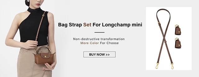 WUTA Bag Transformation for Longchamp mini Straps Punch-free Long Real –  WUTA LEATHER