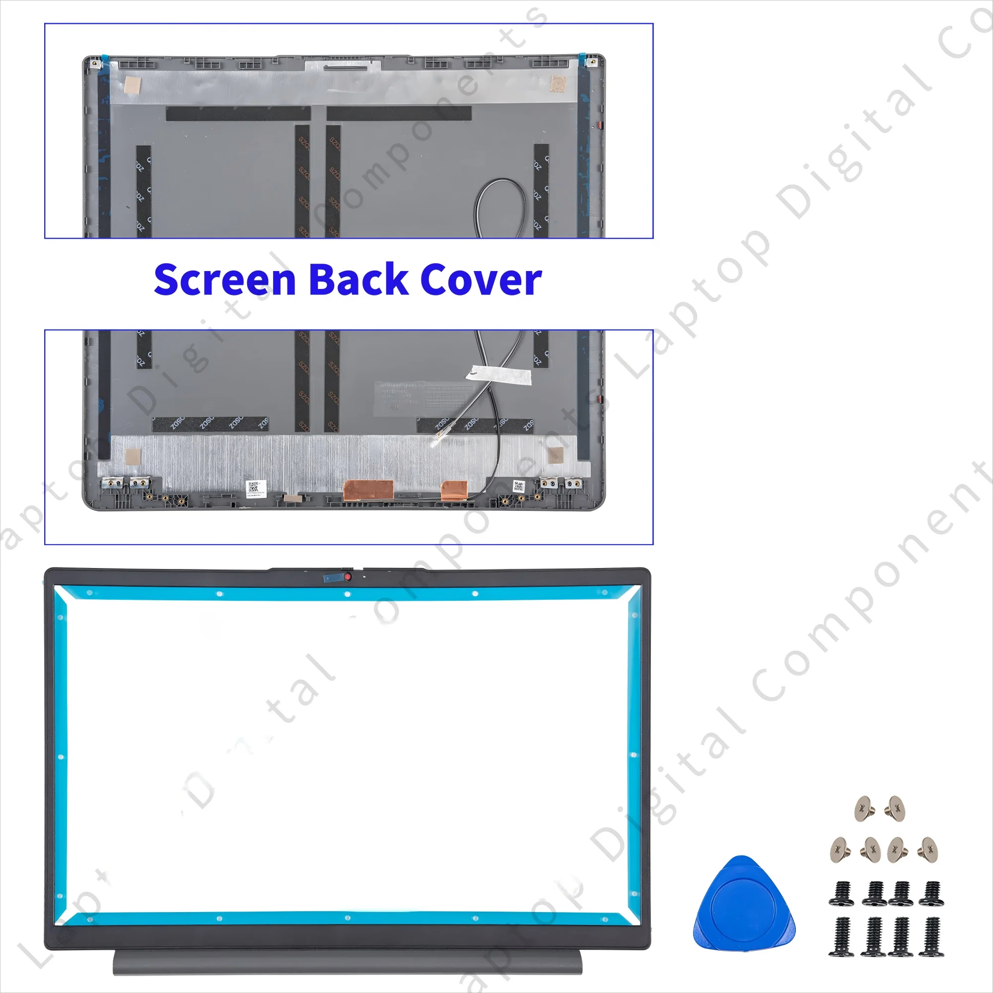 Premium Laptop Protection Set with Cover, Bezel, Palmrest, Hinges, and Touchpad