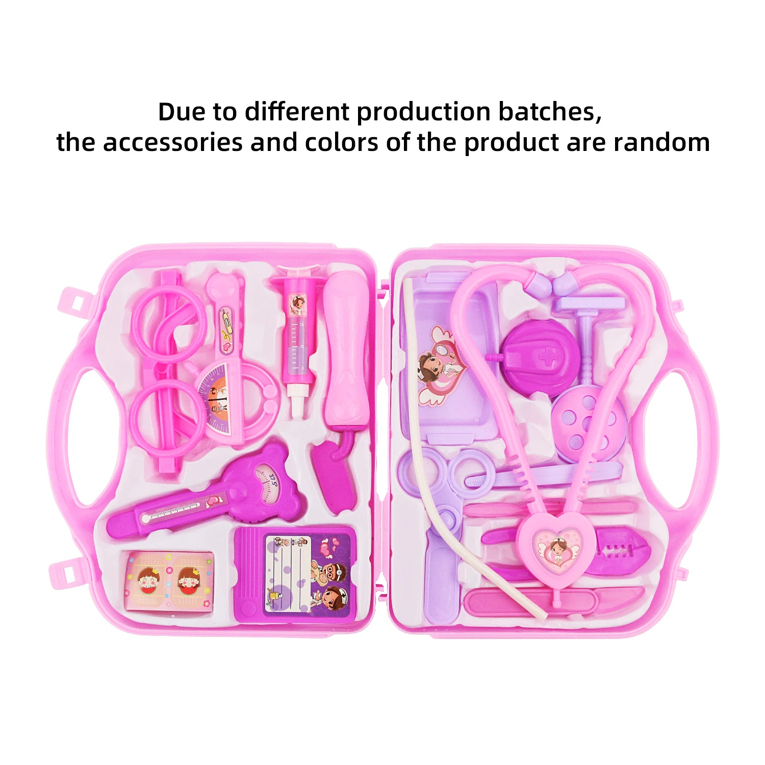 Children's Doctor Playing Home Toy Set with Simulated Stethoscope