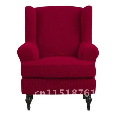 

Polar Fleece Wing Chair Cover Stretch Detachable Washable Wingback Chair Covers Modern Covers For Armrest Chair Wedding Banquet