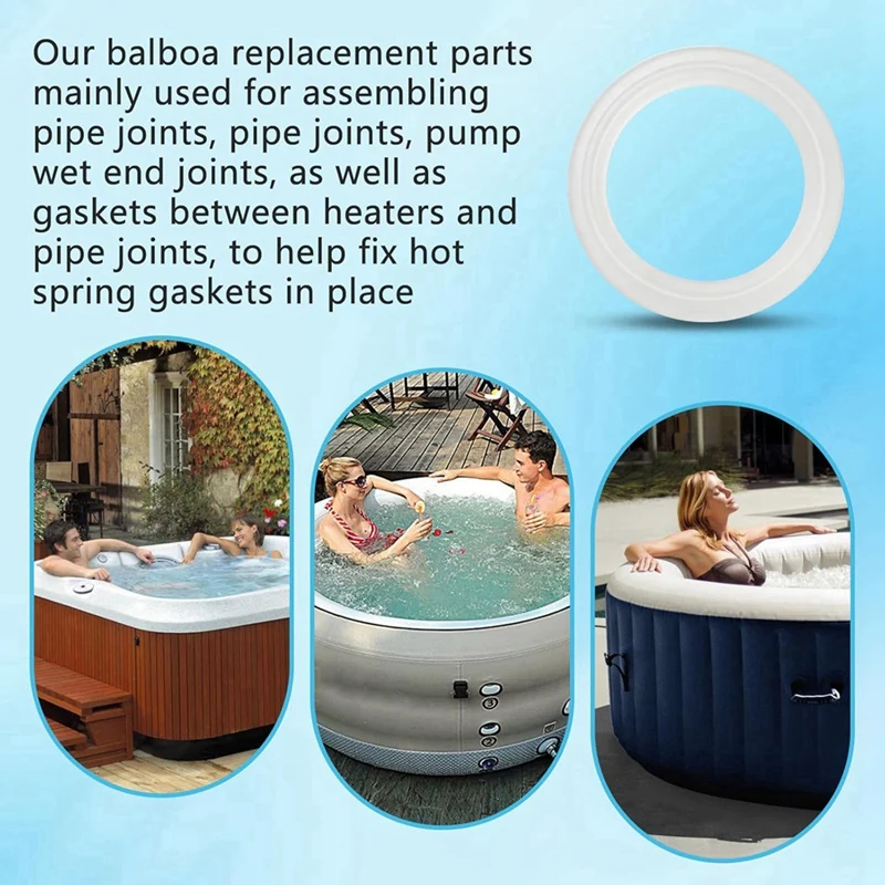 Y42A-711-4030B Balboa Gecko 스파 용 교체 2 인치 2 인치 스파 히터 어셈블리 용 온수 욕조 히터 가스켓 연합 가스켓