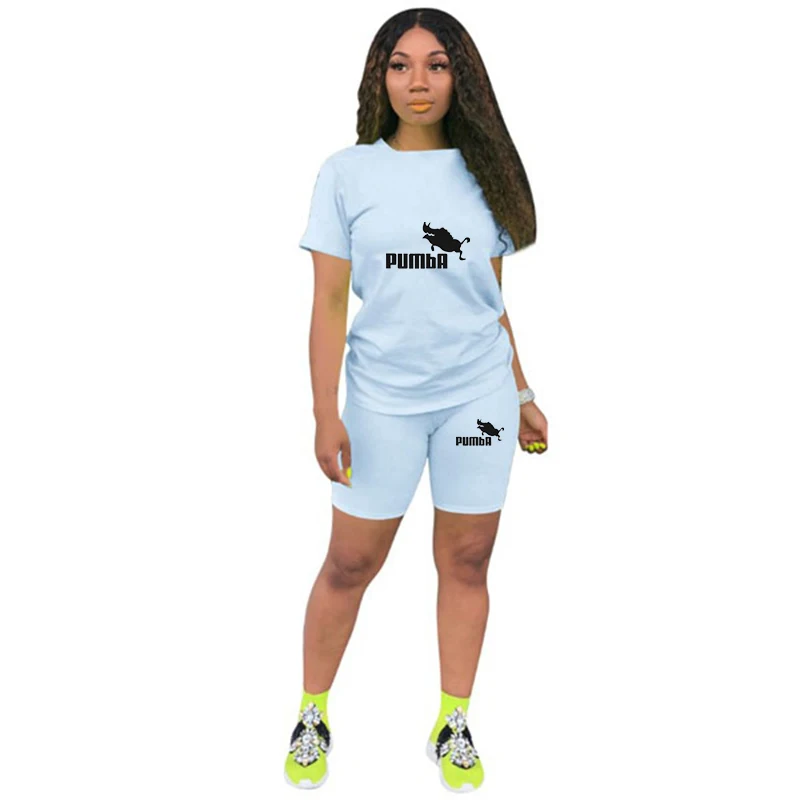 Summer Women Short Sleeve O-Neck Tee Tops+Pencil Shorts Suits Two Piece Set Tracksuits Outfit Graphic t shirts Ropa De Mujer Summer Women Short Sleeve O-Neck Tee Tops+Pencil Shorts Suits Two Piece Set Tracksuits Outfit Graphic t shirts Ropa De Mujer