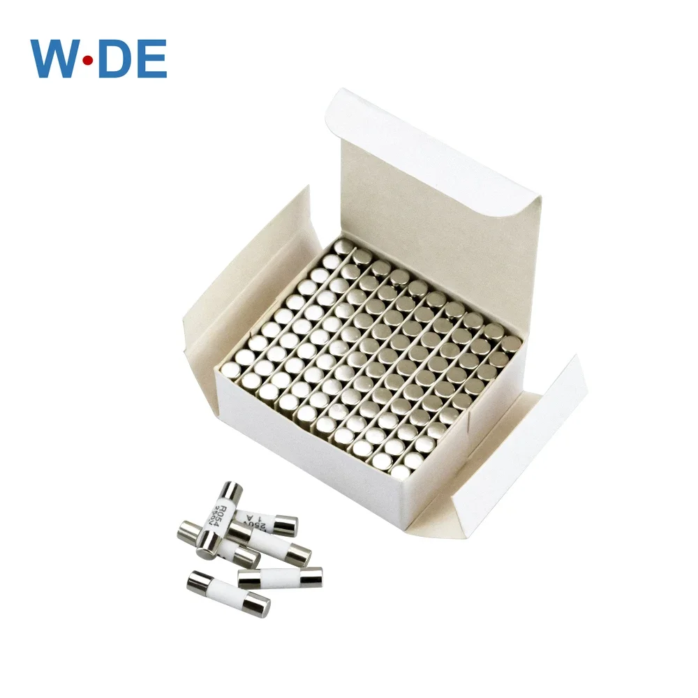 Tubo de Vidro Rápido Sopro Fusível Sortido Kits Fast-sopro Fusíveis de Vidro1a 2a 3a 4a 5a 6a 8a 10a R055 5×20 mm 100 Pcs