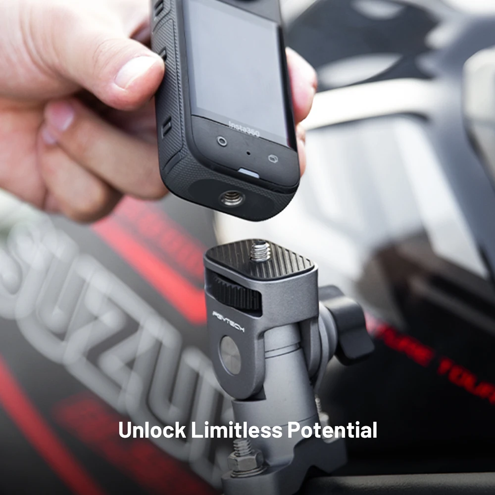 PGYTECH U-Bolt Mount For 12.7 to 33mm tubes For Bicycle/Vehicle Series Cycling Action Camera Smartphones 6