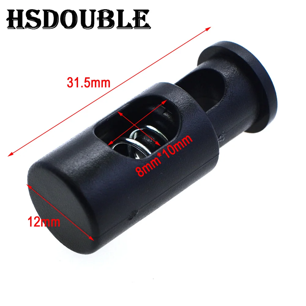 Plastic Cord Lock Stopper Cylinder Barrel Toggle Clip For Garment Accessories cord lock stopper cord stopper cord lock cord end lock