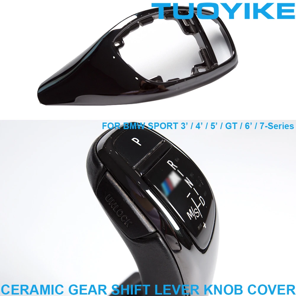 LHDRHDRealCeramicGearShiftLeverKnobCoverForBMWMSportF20