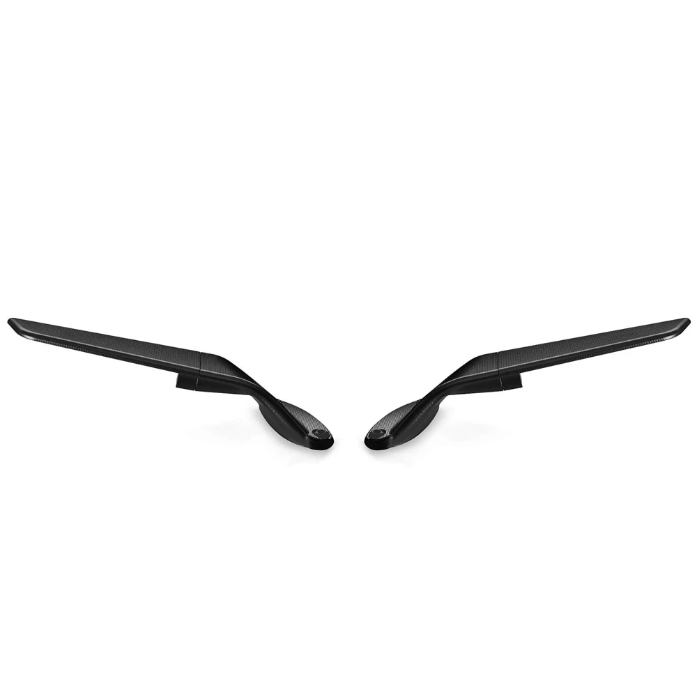 For Kawasaki Ninja ZX4R ZX4RR ZX6R Ninja 636 Rearview Mirrors Stealth Mirrors Sport Winglet Mirrors Adjustable Stealth Mirrors 6
