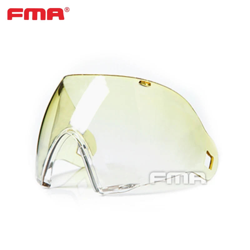FMA F1 Paintball Airsoft de sécurité anti-buée pour masque de ski Masque complet