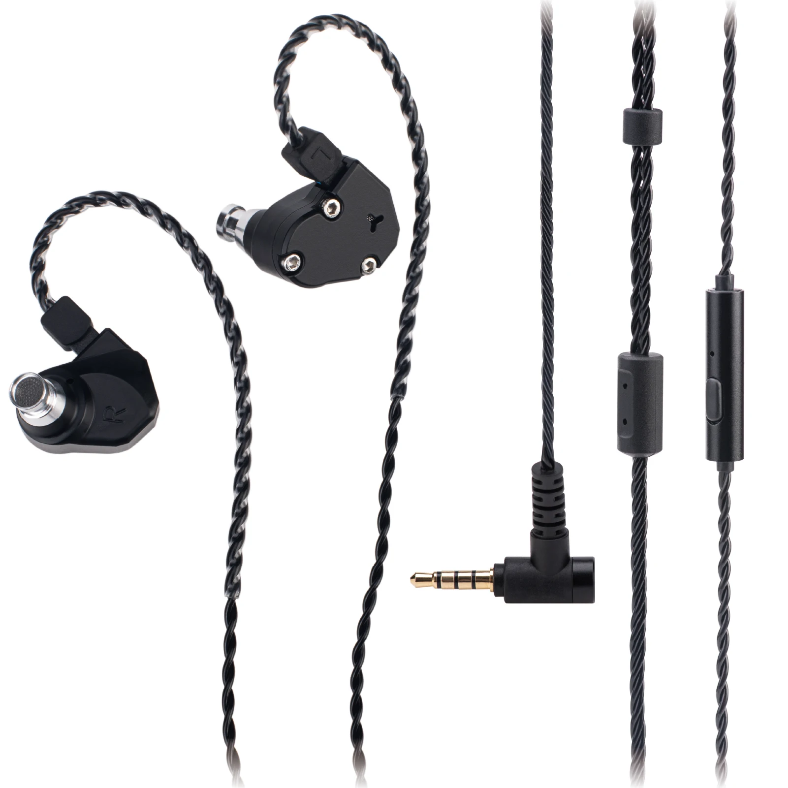 TINHIFI C2 Best Budget In Ear Earphones C2 Upgraded Mech Style High Fidelity Earphones, Suitable for PU+LCP Driver Gaming,