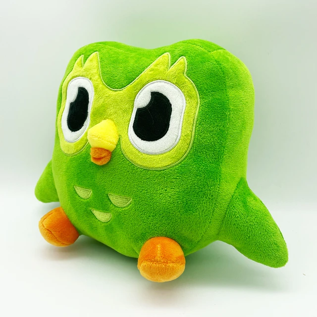 Green Theatre-Duolingo Butter Duo, Animal en peluche, Mascotte de langue de  dessin animé, Super cadeau d'anniversaire pour les fans d'enfants -  AliExpress