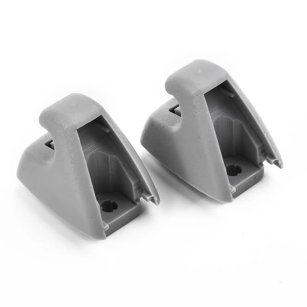 Car Sun Visor 2 PCS/set Support Clip Retainer Bracket Hook for Chevrolet Opel 95994975 Spark Gray Auto