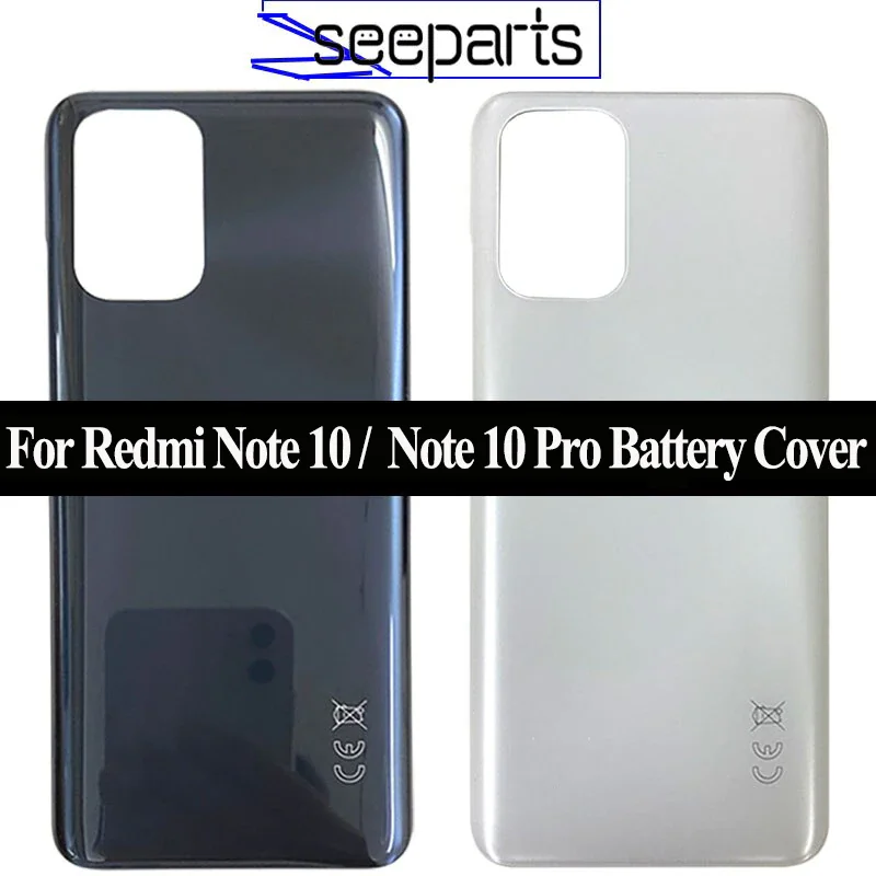 New Cover For Xiaomi Redmi Note 10 Pro Back Housing Back Battery Cover Replacement Parts For Redmi Note 10 Battery Cover