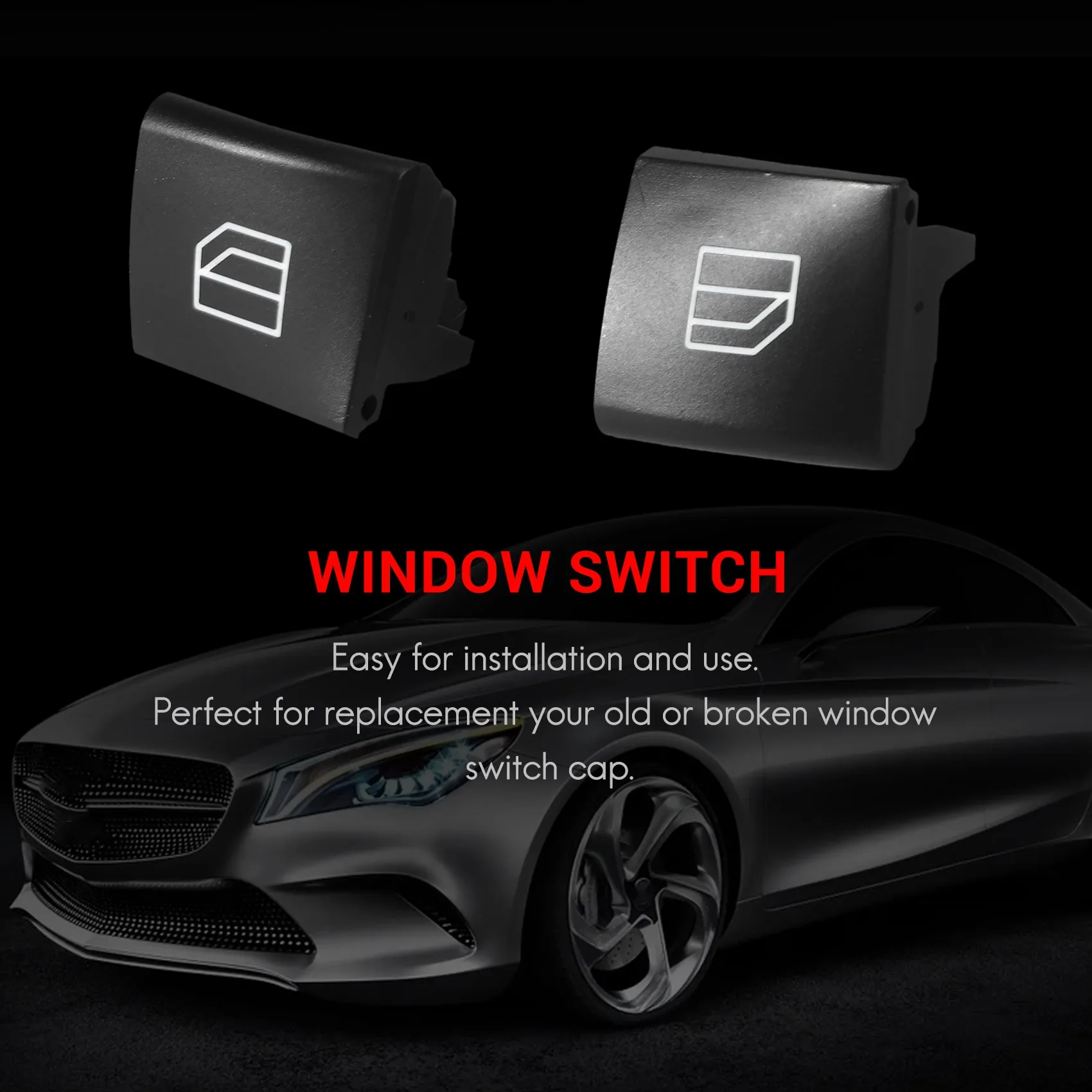 Car Window Lifter Car Window Closer Module For Mercedes Benz A Ml Gl R Class W164 X164 W251 W245 W169 Window Switch Repair Button Cap