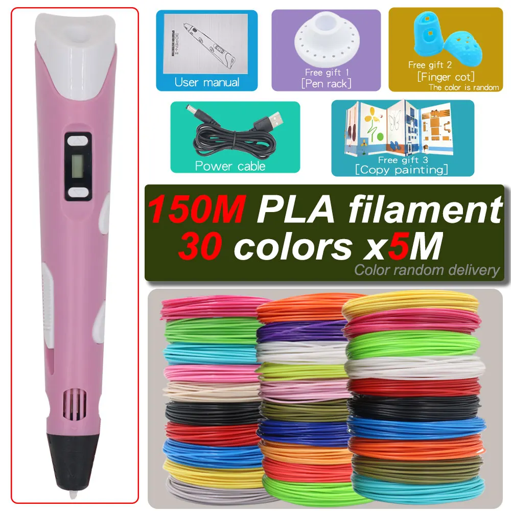 Pink with 150M PLA
