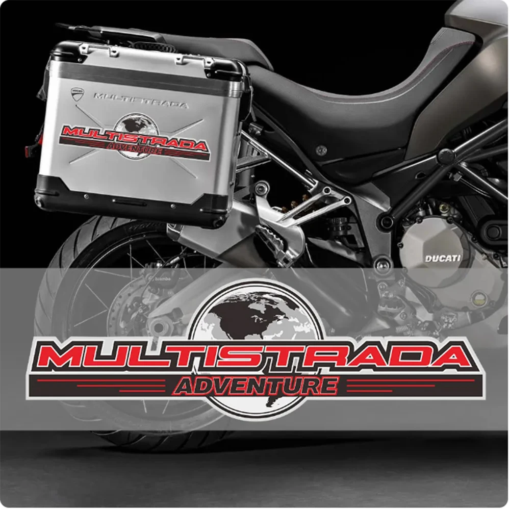 2019 2020 2021 For Ducati MULTISTRADA 950 1200 1260S V4 Stickers Decal Tank Pad Protector Luggage Cases Trunk Emblem Logo 2018